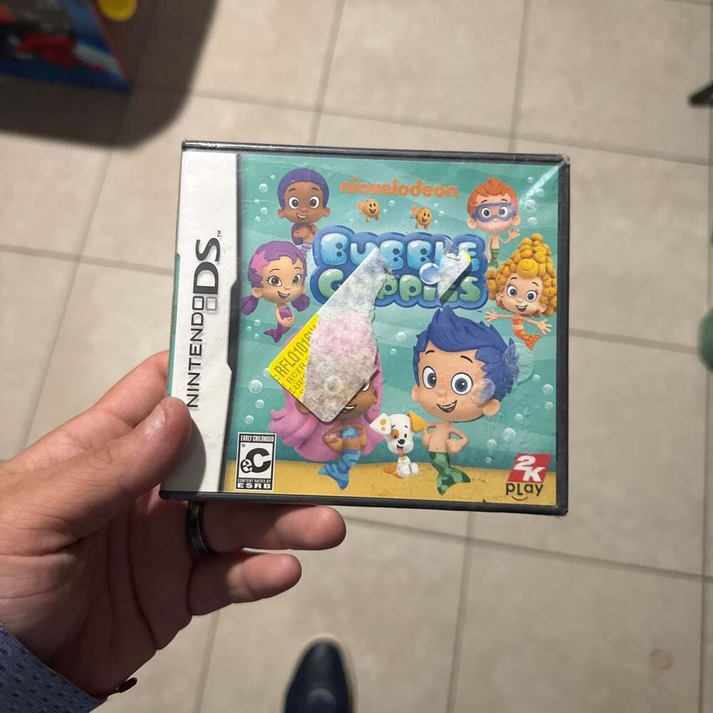 Nickelodeon Bubble Guppies Nintendo DS Game, CIB with Case Wear